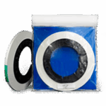 rolls of white leader tape