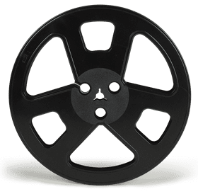 7” Reel for 1/4” Tape – Black