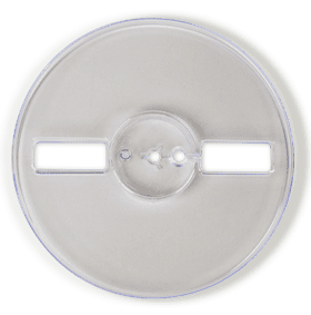 7” Reel for 1/4” Tape – Clear Smooth