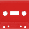 red cassette tape