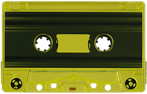 yellow tint cassette tape