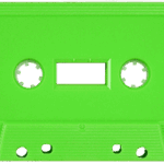 lime green cassette tape