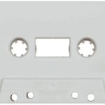 white cassette tape