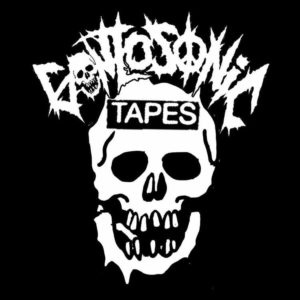 Gontosonic tapes logo with skull.