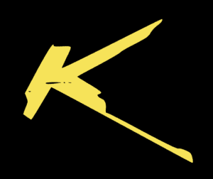 Yellow letter K