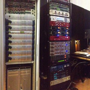 Picture of computer servers.