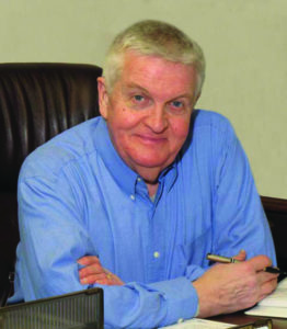 Picture of Steve Stepp at his desk.