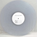 vinyl record pressing - white/clear