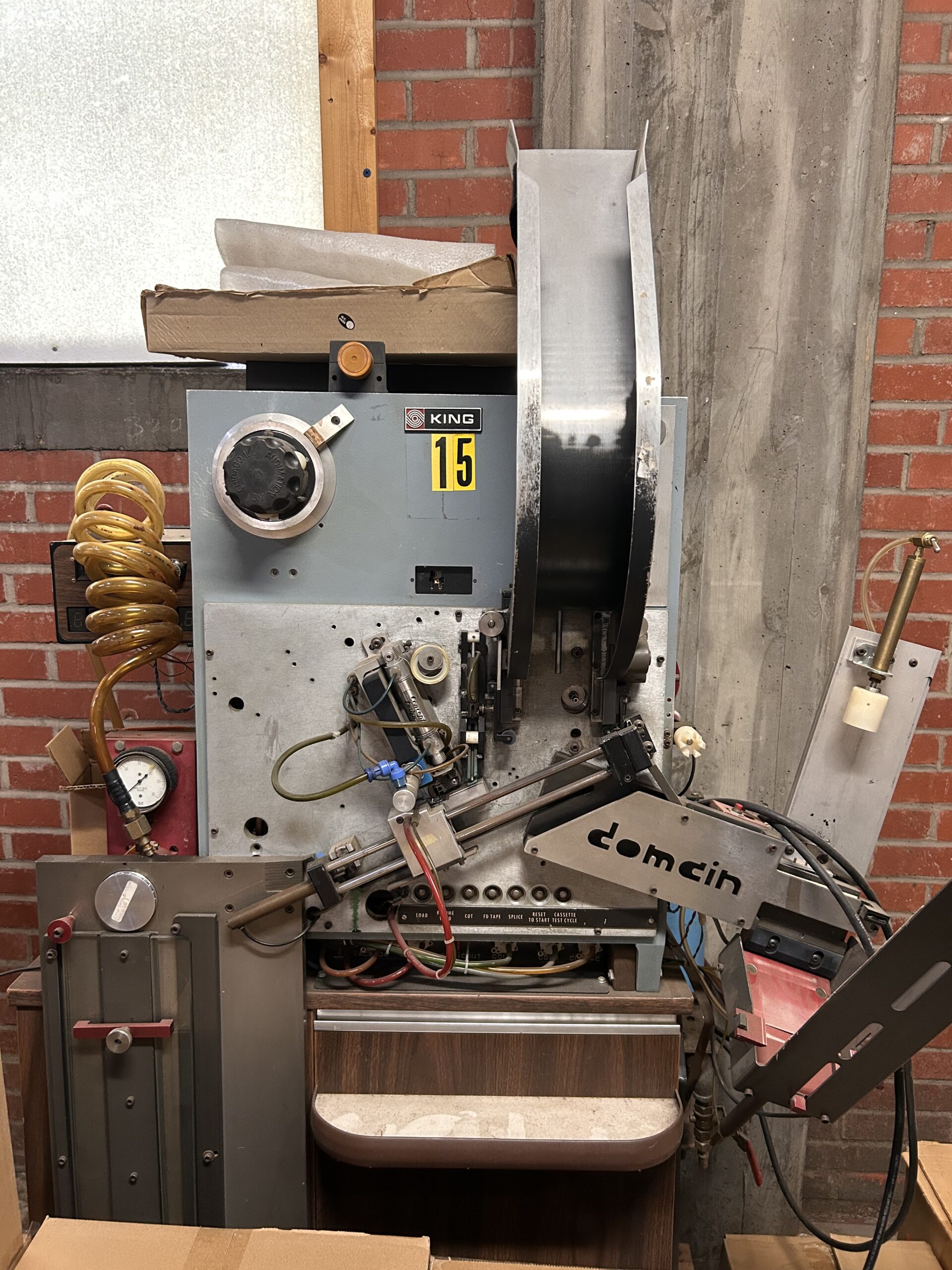 vintage Ampex tape loader